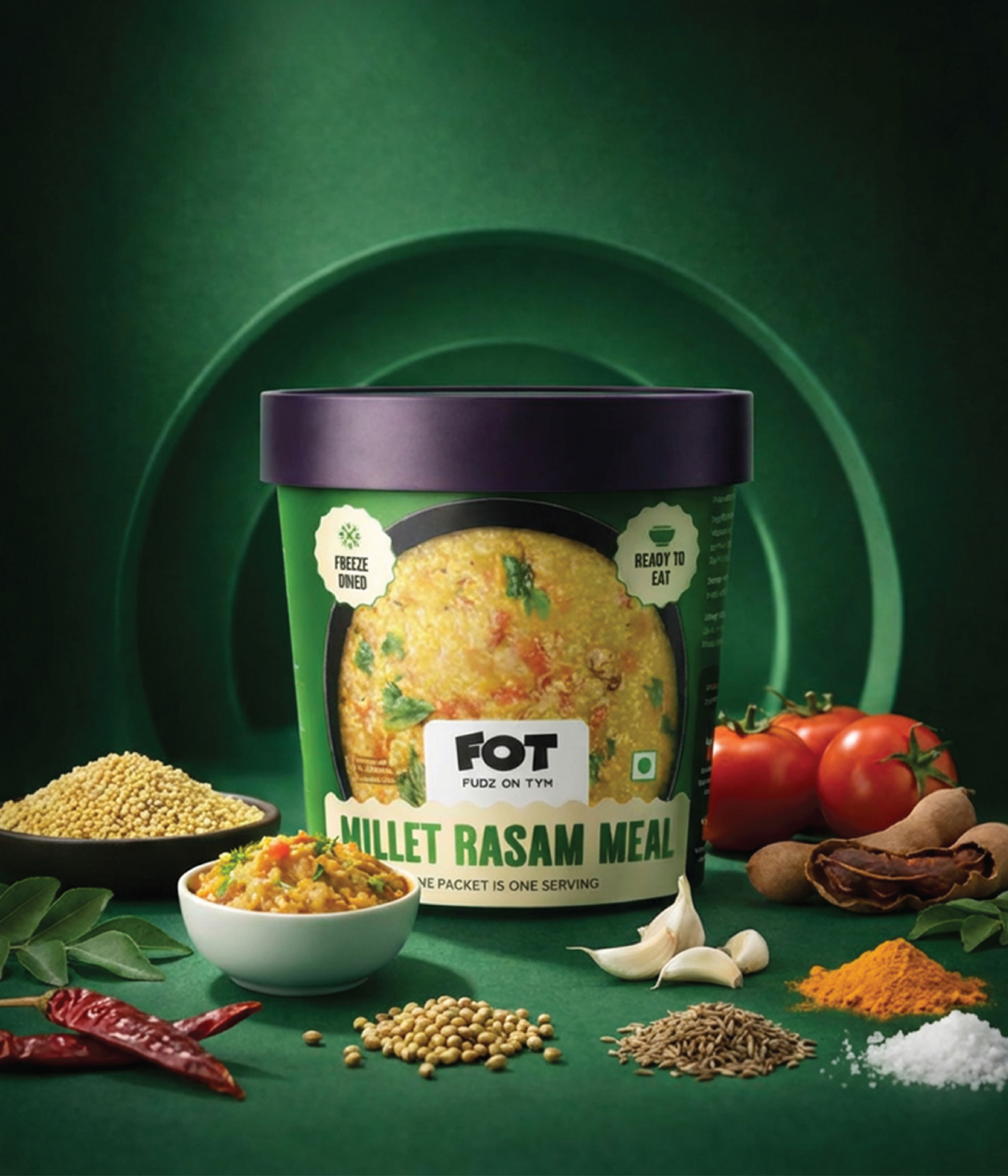 Freeze Dried Millet Rasam Meal