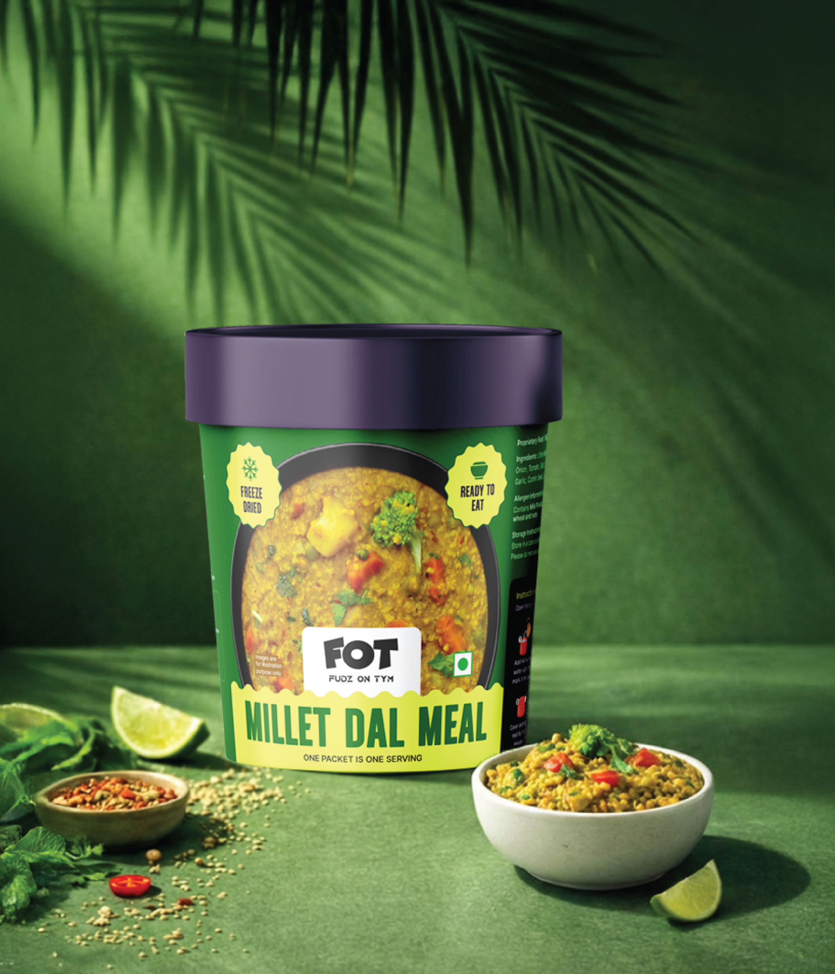 Freeze Dried Millet Dal Meal