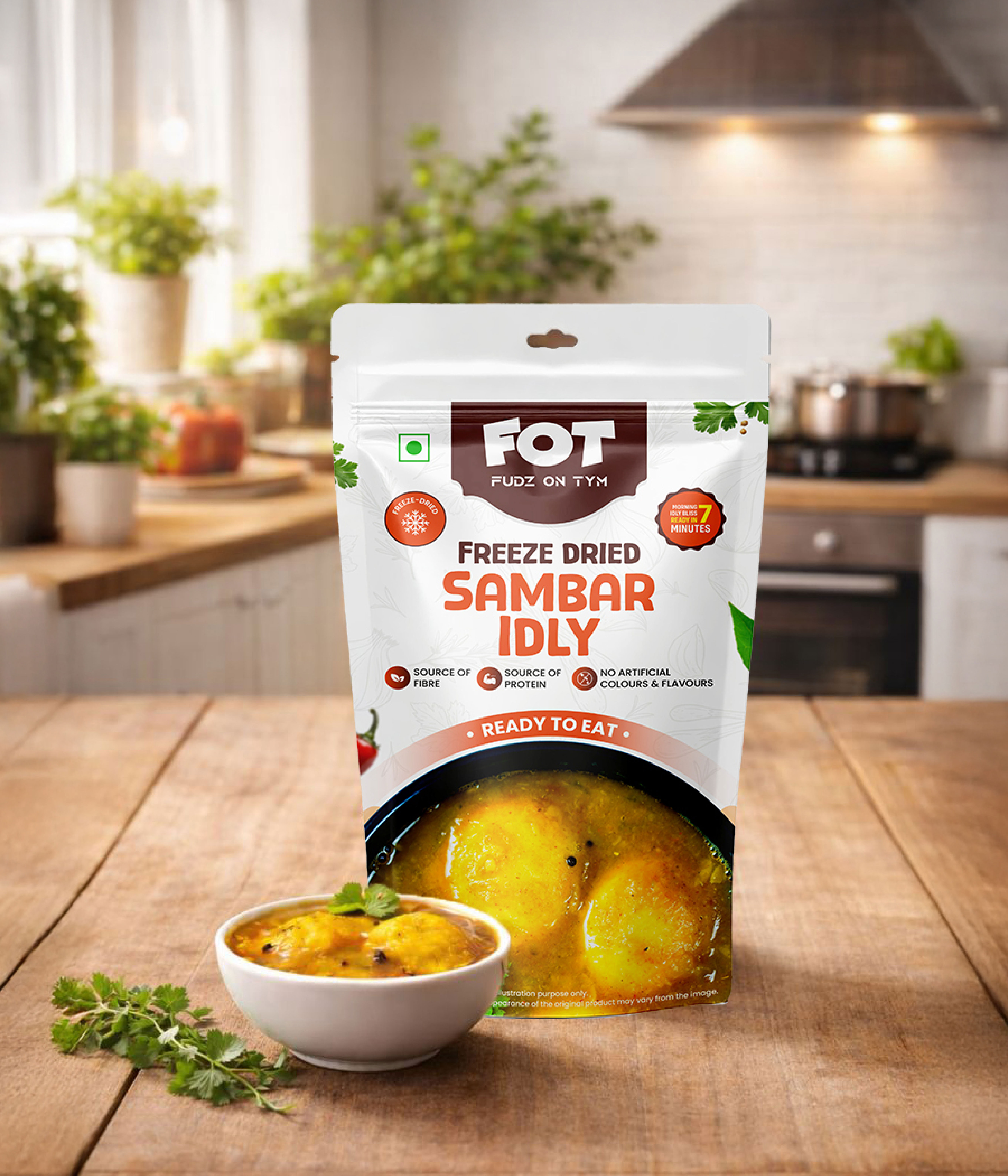 Freeze Dried Sambar Idly