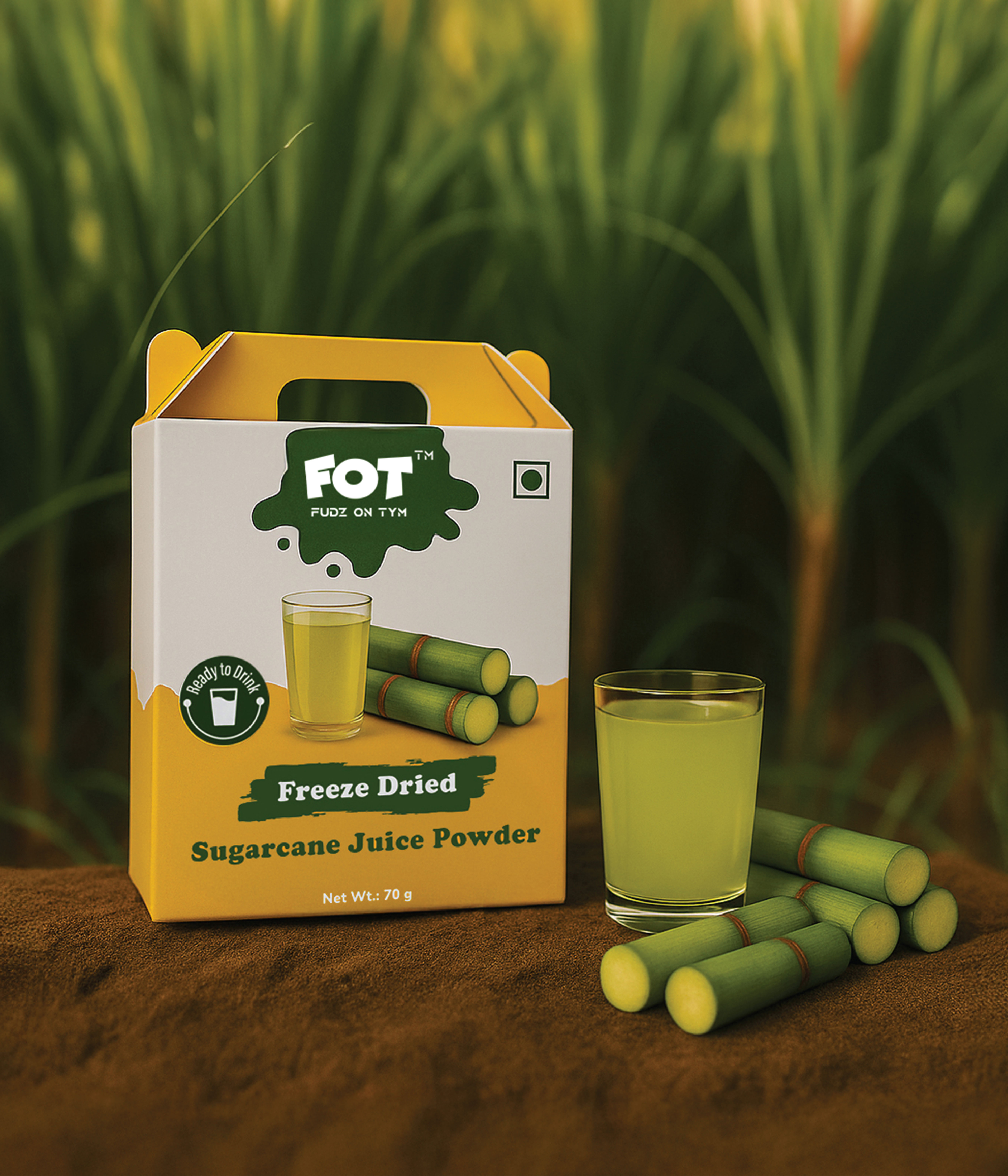 Freeze Dried Sugarcane Juice Powder